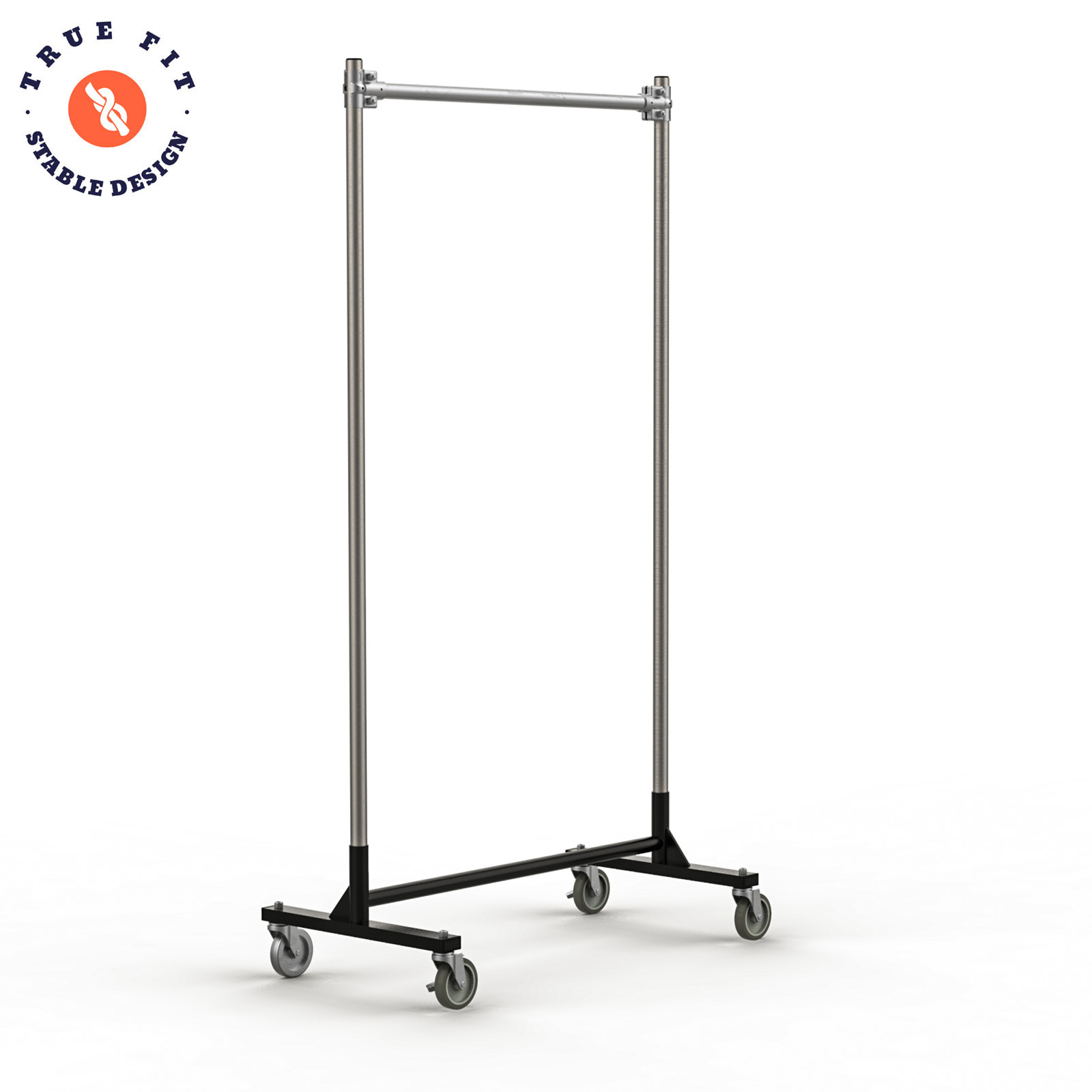 Railex Model 1331 Garment Rack Size 36 Railex 1331 Heavy Duty Rolling "H" Rack - 36" (3 Feet)